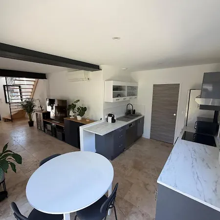 Arene Maison De Renovee, Spa, Clim, 6 Pers * ニーム